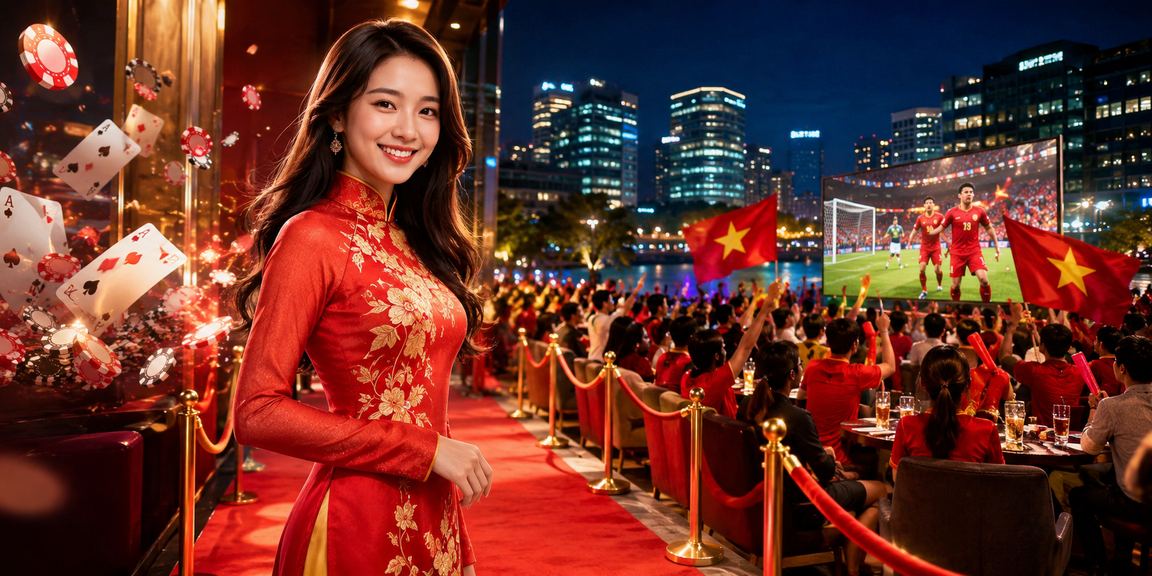 Người phụ nữ Hà Nội trong áo dài tham gia game bài trực tuyến