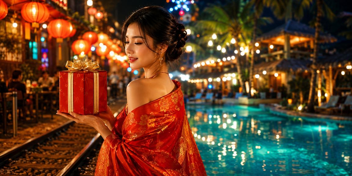 Không khí cá cược thể thao mùa Tết tại Hà Nội với đèn hoa rực rỡ